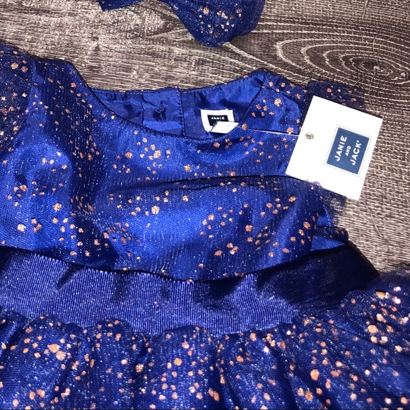 Blue & Gold Formal Gown from Janie & Jack - Picture 3 of 7